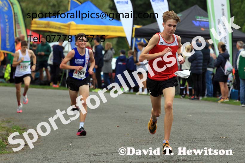 Mens under-17s 2023 Northern 6 and 4 Stage Relays and Youngsters, Birkenhead Park, Wirral.  Photo: David T. Hewitson/Sports for All Pics